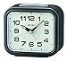Produktbild Seiko Wecker schwarz Kunststoff Schleichende Sekunde QHK050N