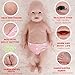 IVITA 20 inch Full Silicone Baby Dolls Girl Real Realistic Newborn Reborn Babies for Kids Aged 3
