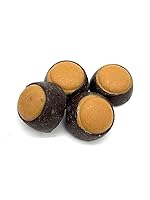 Vista 3 de Mini Buckeyes de mantequilla de maní de chocolate oscuro (bolsa de pie resellable con cierre de cremallera de 1 libra)