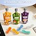 Infant Feeding Essentials & Baby Food Pouches Attachable Toppers: Seamless, Non-Drip Spoons for Baby's Diet, Compatible with Assorted Pouch Forms, Perfect for Infants 3+ Months, Pack of 5