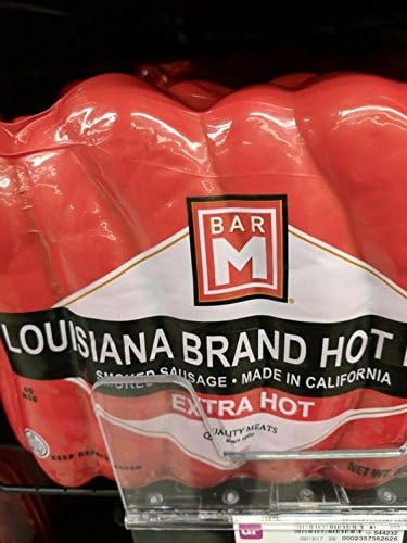 Louisiana Brand Hot Smoked Sausage 32 Oz (2 Pack)