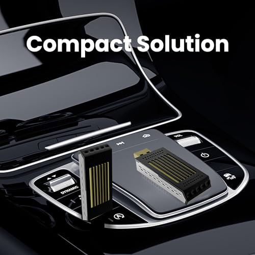 Image of 2025 Wireless AI Car Box 3-in-1 Wireless CarPlay & Android Auto with YouTube /Netflix /Prime /Hotstar 4GB RAM 64GB Storage Cortex-M3 Processor Android 13 Bluetooth 5.4 GMS Certified Plug & Play