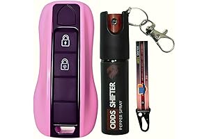 ODDS Shifter: Self-Defense Ring with Pepper Spray, Stun Gun, Flashlight, and Keychain