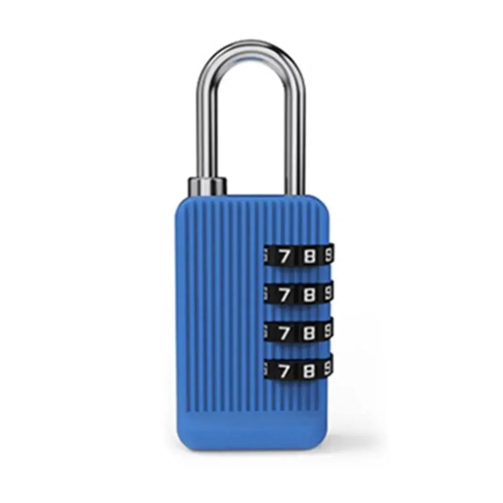 Cadenas à combinaison 4 chiffres en métal bleu pour sécuriser vos casiers