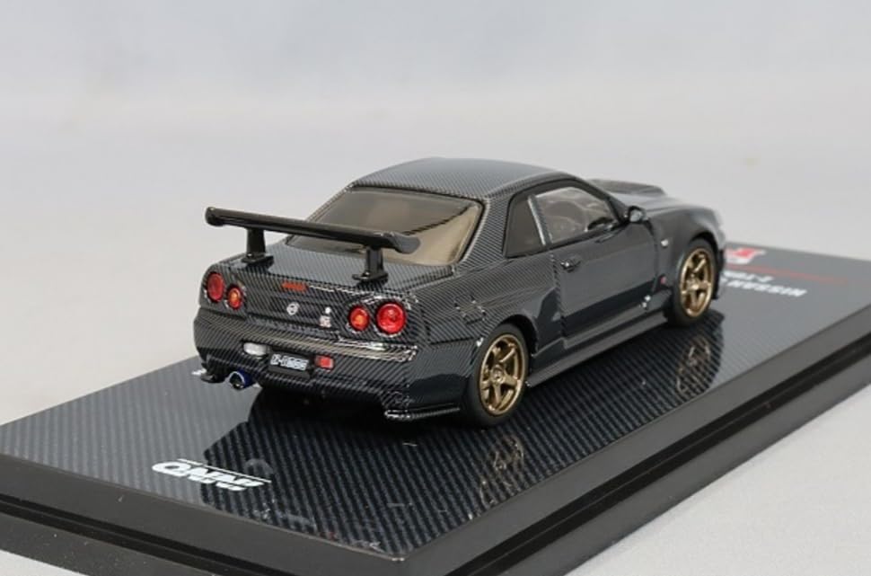 イノモデル 1/64 日産 スカイライン GT-R R34 Z-tune INNO64 1:64 Nissan Skyline GT-R R34 Z-TUNE Full Carbon Black