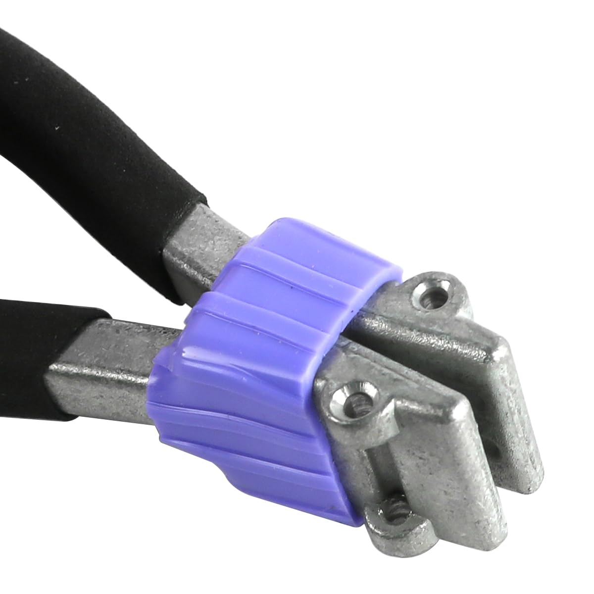 Pince de démarrage à 4 Ressorts pour Cordage de Raquettes de Tennis et de Badminton 7,5 x 14 cm Noir