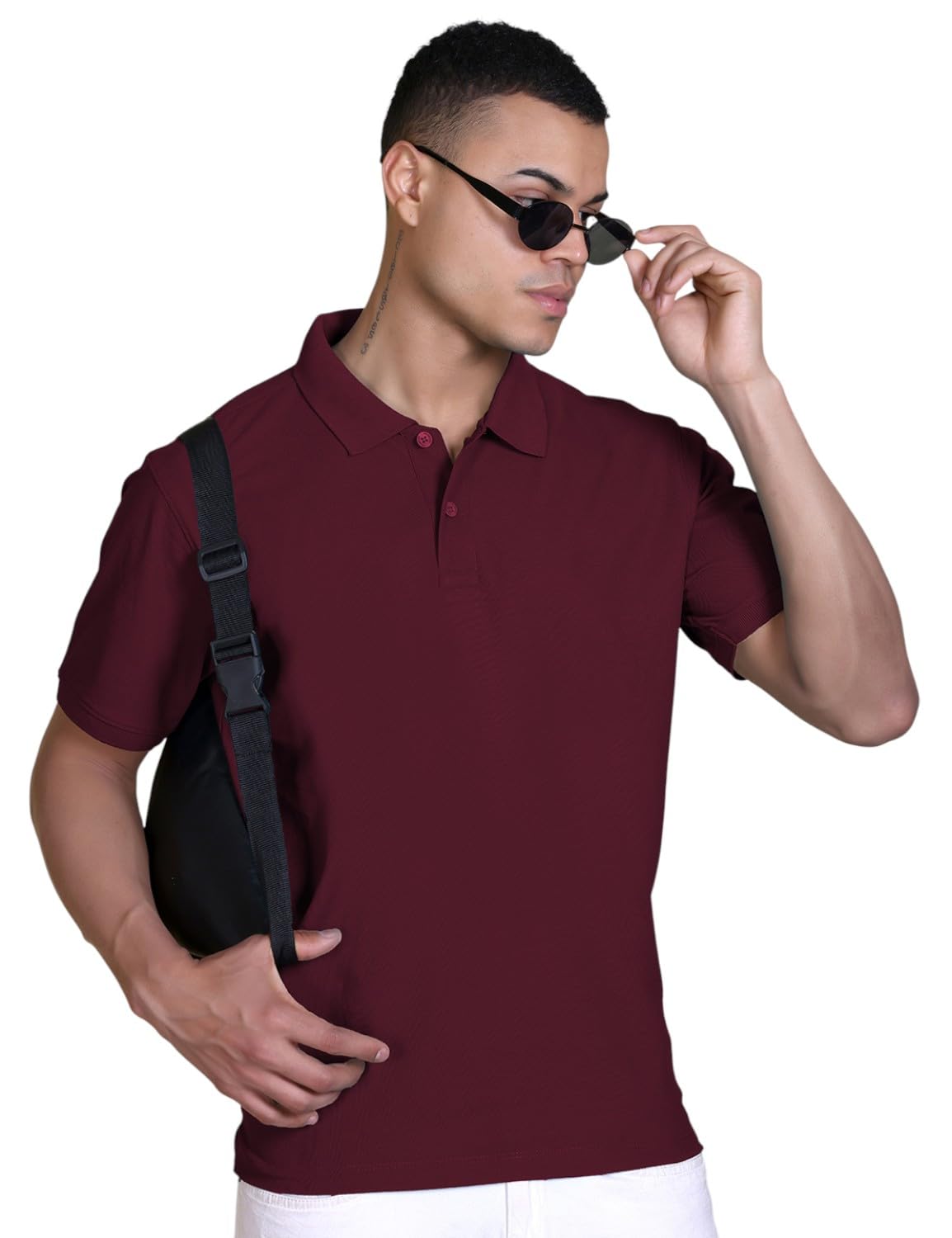 fyltr Men's Solid Polo | Regular Fit | Casual Polo Shirts for Men-picture-35