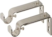 Vista 26 de Ivilon Soportes ajustables para barras de cortina - para barras de 1 o 1 1/8 pulgadas. Juego de 2 - Negro antiguo