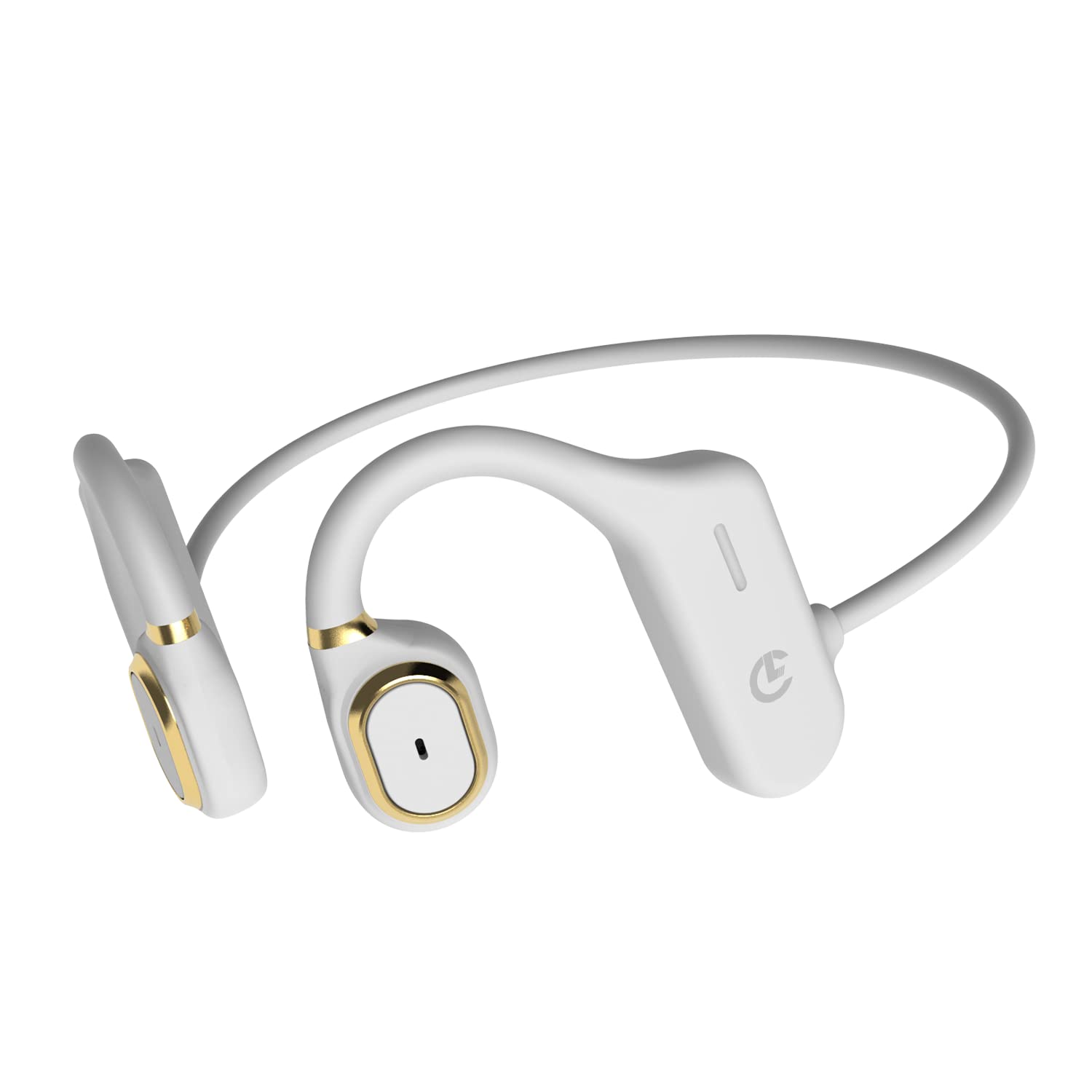 Conduction Labs Allegro Open-Ear Bluetooth Ultra Light Headphones (White)