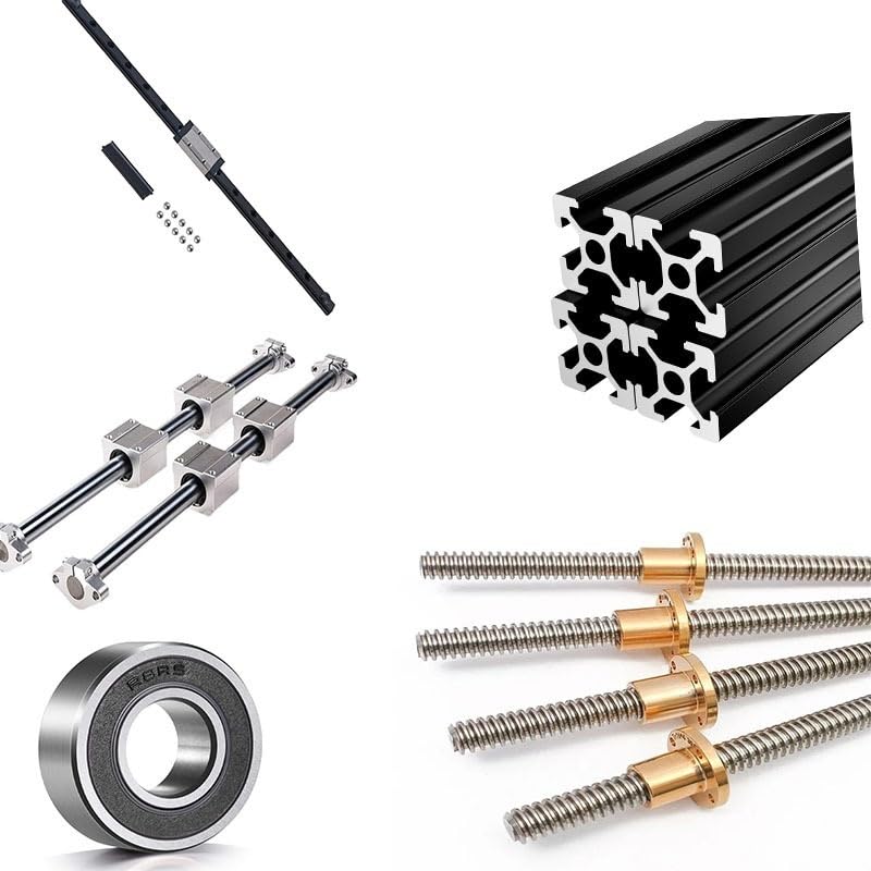 Aluminum Profile Extrusion Linear Rail Lead Screw Linear Rail Rod Shaft Ball Screw Customizable Length & Dimensions
