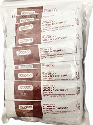 50PCS VITAMIN A&D Tattoo Microblading Aftercare Gel, Moisturizer Repair Cream, Promote Skin Renewal, for Permanent Eyebrow Lip Makeup, Beauty Skin Care; HL50