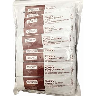 50PCS VITAMIN A&amp;D Tattoo Microblading Aftercare Gel, Moisturizer Repair Cream, Skin Healing, for Permanent Eyebrow Lip Makeup, Beauty Skin Care; HL50