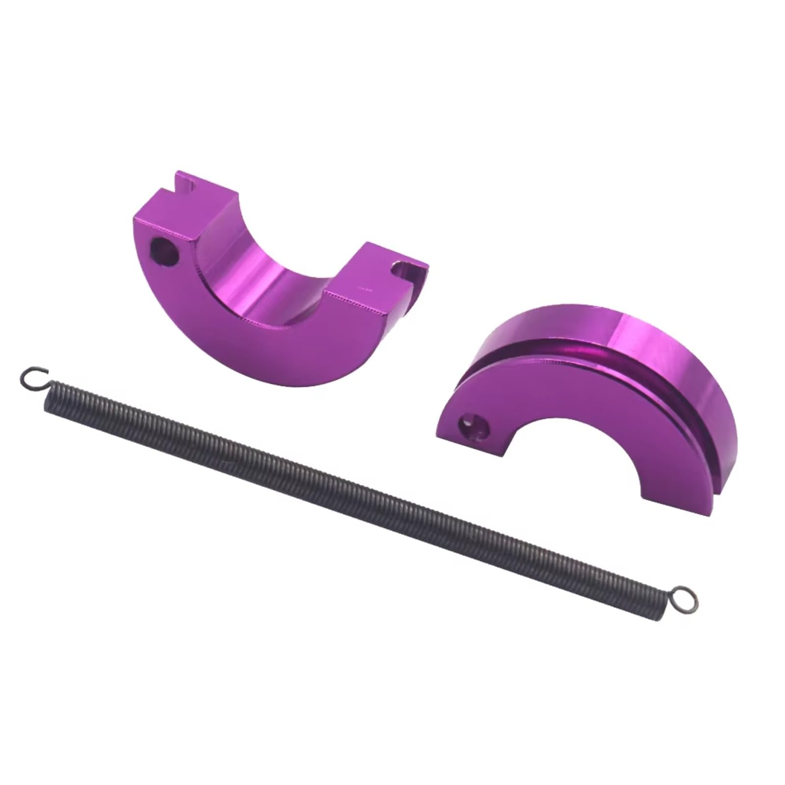 Pour HSP Pour Himoto Pour Traxxas 1/10 RC Lot De 2 Mâchoires D'embrayage Moteur En Métal Pour Voiture Camion Pour Nitro Pièce Mise À Niveau Ressort Composants RC(Purple)