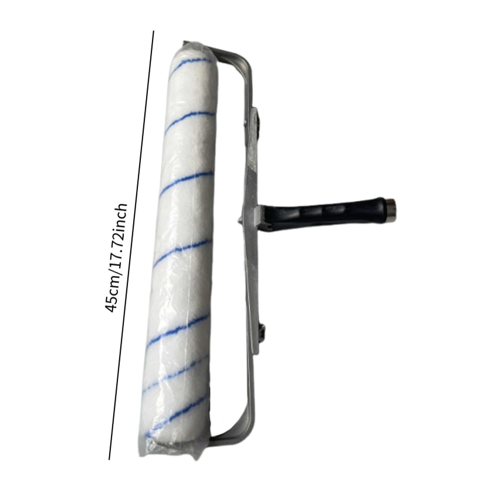 Gralara 45 Cm Farbrolle mit Robustem Rollenrahmen Und Mikrofaser Bürstenbezug für Heimwerker Und Profis, Stil A
