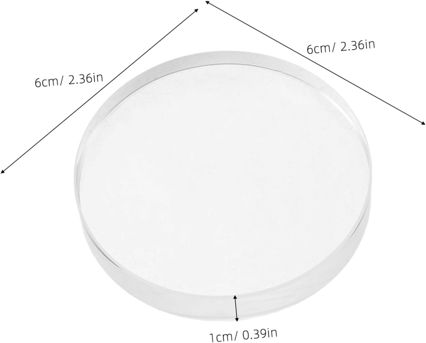 5pcs Round Glass Pattern Drafting Weights for Sewing and Quilting Visibility Fabric Weights with Pinless Solution for Precise Paper Pattern Holding in Construction Drafting
