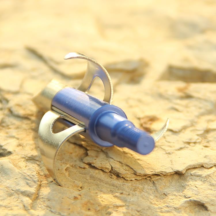 10pcs 100grain Hunting Broadheads Arrow Head Stainless Steel Arrow Point Tips for Archery Hunting Shooting Arrow Accessory