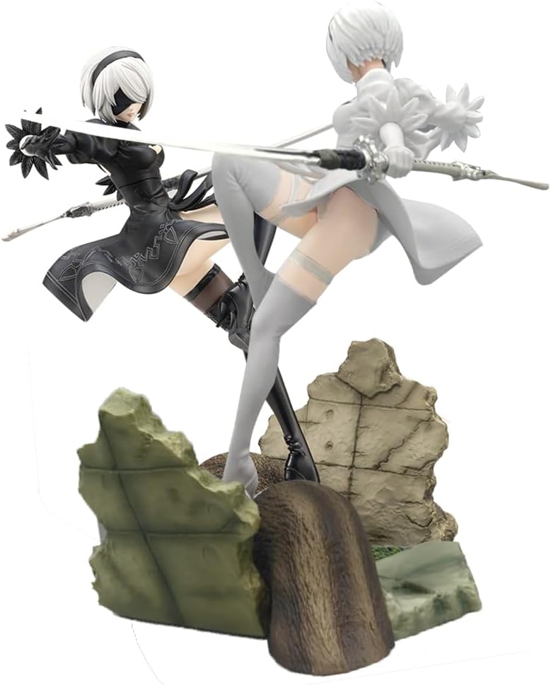2B Figure No.2 Type B 2Bautomata Anime Figure 9.45" PVC Figurine Yorha 2B Action Figure Statue Desktop Decoration Collectibles Gift