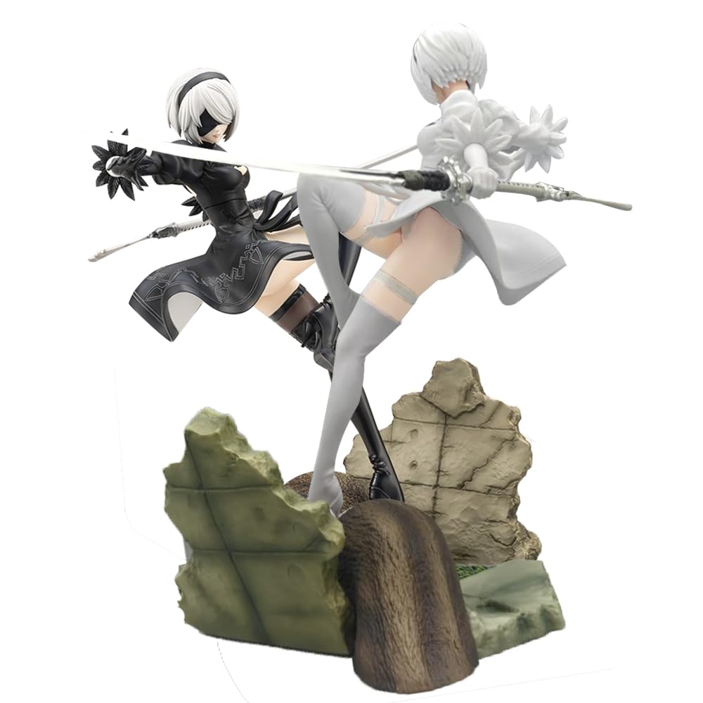 2B Figure No.2 Type B 2Bautomata Anime Figure 9.45" PVC Figurine Yorha 2B Action Figure Statue Desktop Decoration Collectibles Gift