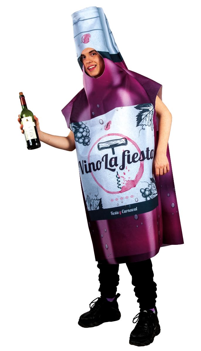 Disfraz botella de vino la fiesta - Producto Único