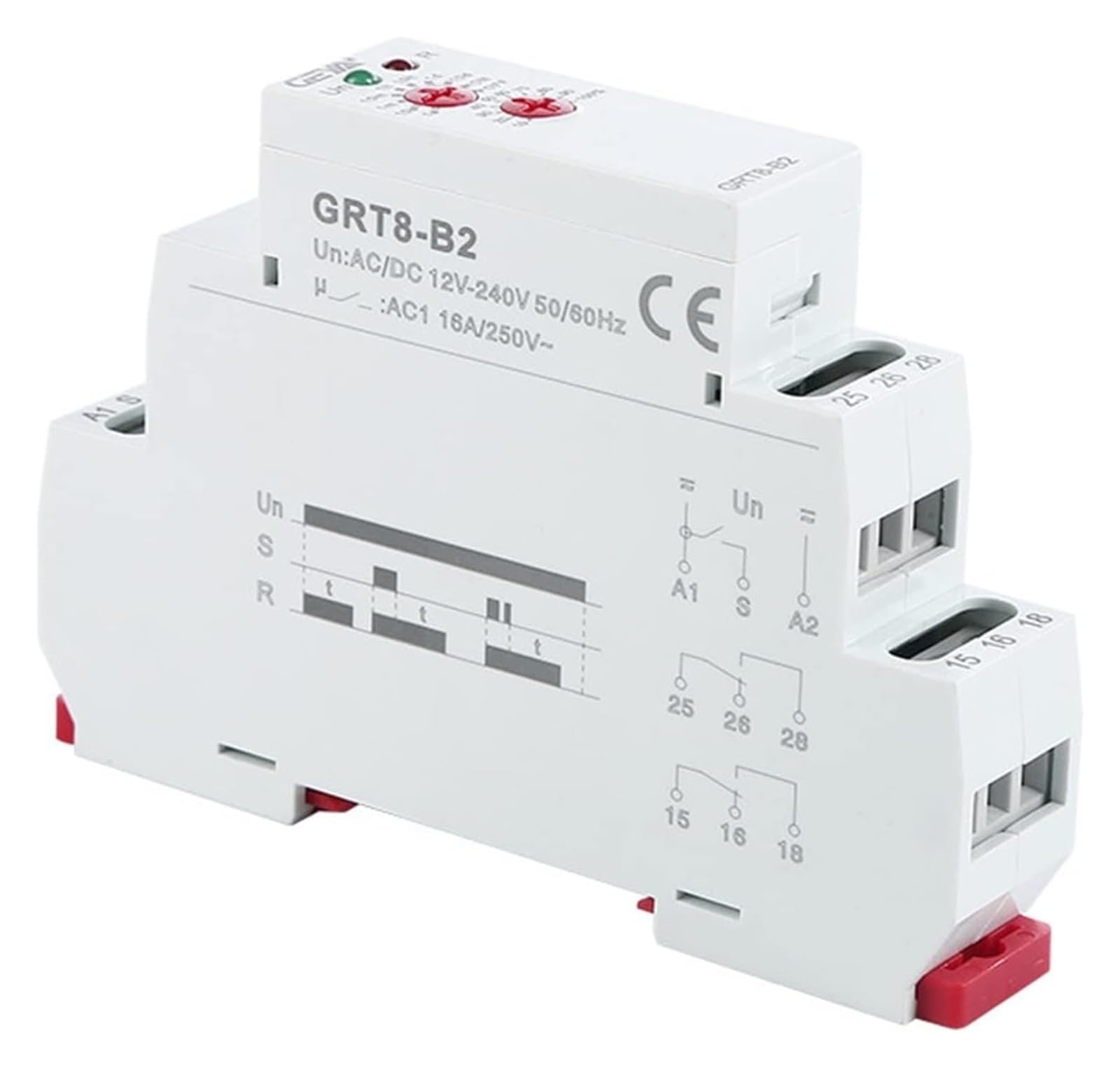 Delay Off Timer 12V 24V 220V DIN Rail Electronic Time