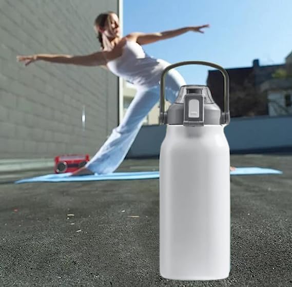 ProBytes Thermal Water Bottle, Stainless Steel Infuser Bottle, 32oz Sports Bottle with Portable Handle - Image 2