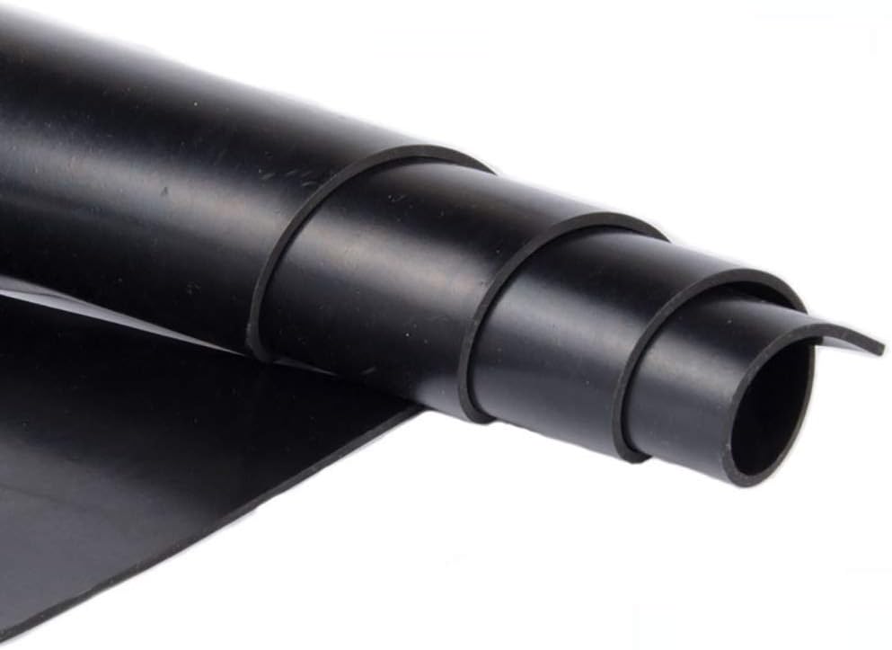 Rubber Sheet Roll Neoprene Rubber Strips 10cm Wide X 100cm Long Solid Rubber- Thickness:2mm