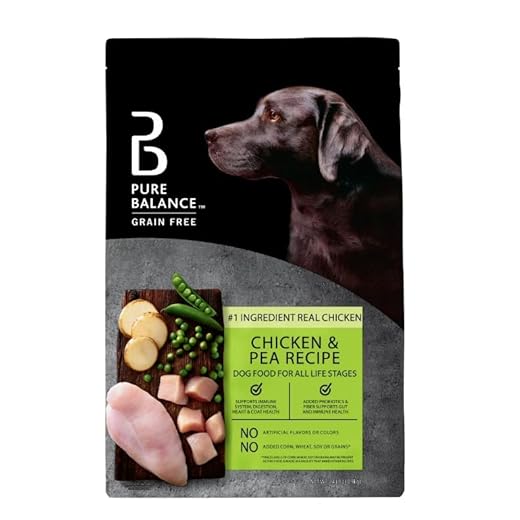 (1 Pack) ~ Pure-Balance Grain-Free Chicken & Pea Recipe Dry Dog Food, 11 Lbs.