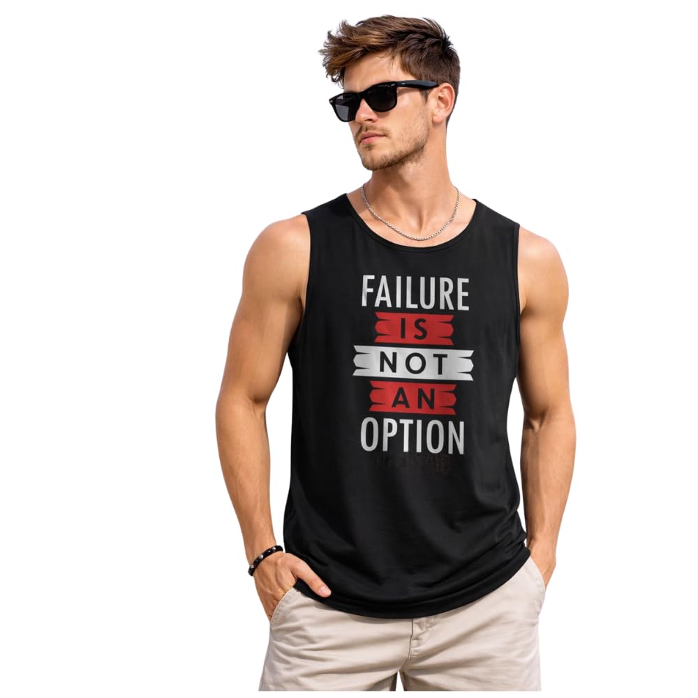 Men Sleeveless Tank Top Athletic Gym Vest Round Neck Inner Fit Cotton Blend Workout Under Wear for Training Fitness Sports Casual Use-picture-23