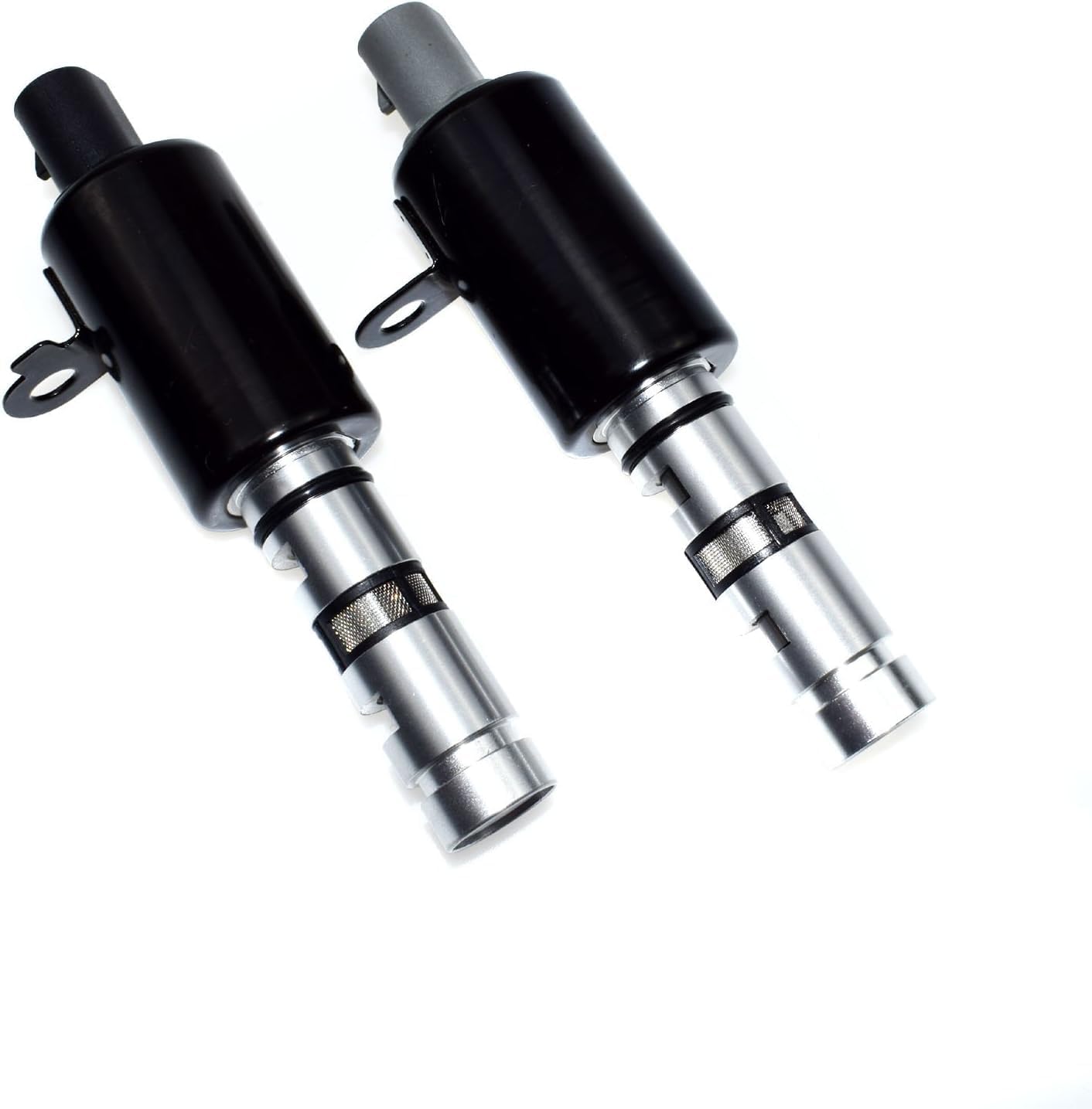 Set of 2 Variable Valve Timing (VVT) Solenoid Actuators (Left + Right), Fit for Hyundai & Kia Selected Models, Replace OEM 24355-3C100, 24355-3C200, 19042s