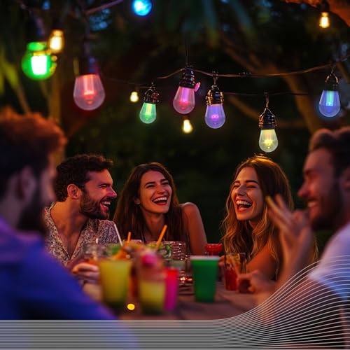 Guirlande guinguette extensible 10 lampes intérieur extérieur - 2