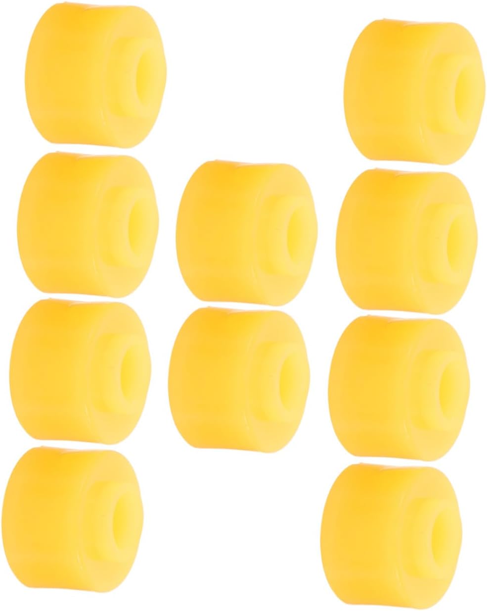 NUOBESTY 10pcs Shock Absorber Rubber Bushings Replacement Kit 1.1x0.79' Suspension Anti-vibration Rubber Rings for Car and Truck Wheel Lower Mount