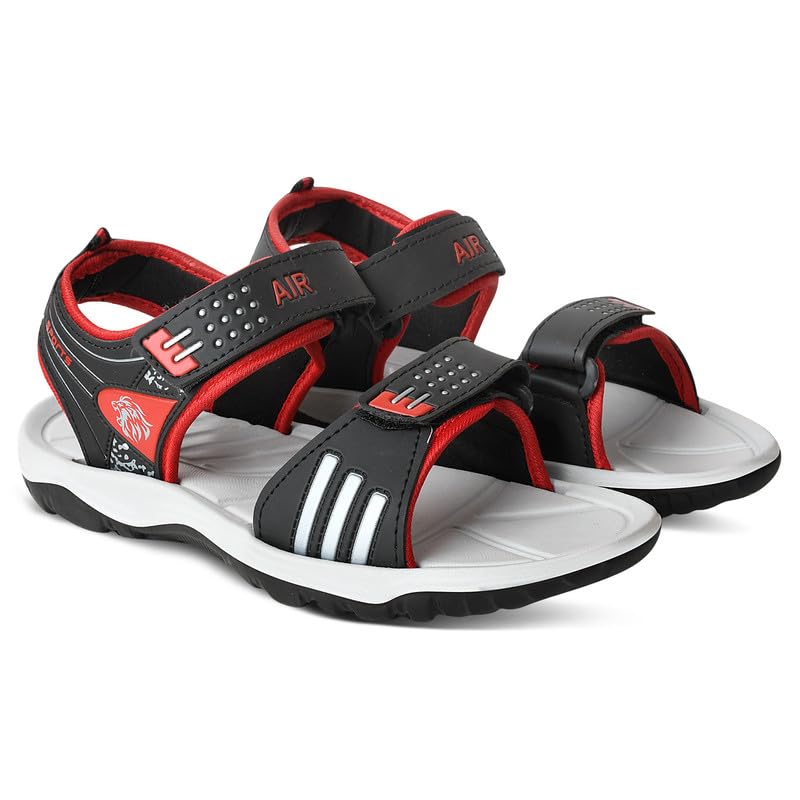 Image of STYLISH and comfortable sandals for men GREY-ORANGE