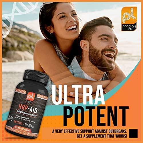 Miniatura 2 de Suplemento prémium para el herpes, herpes labial y herpes zóster - con L-lisina - Suplemento medicinal de apoyo inmunológico para adultos (120