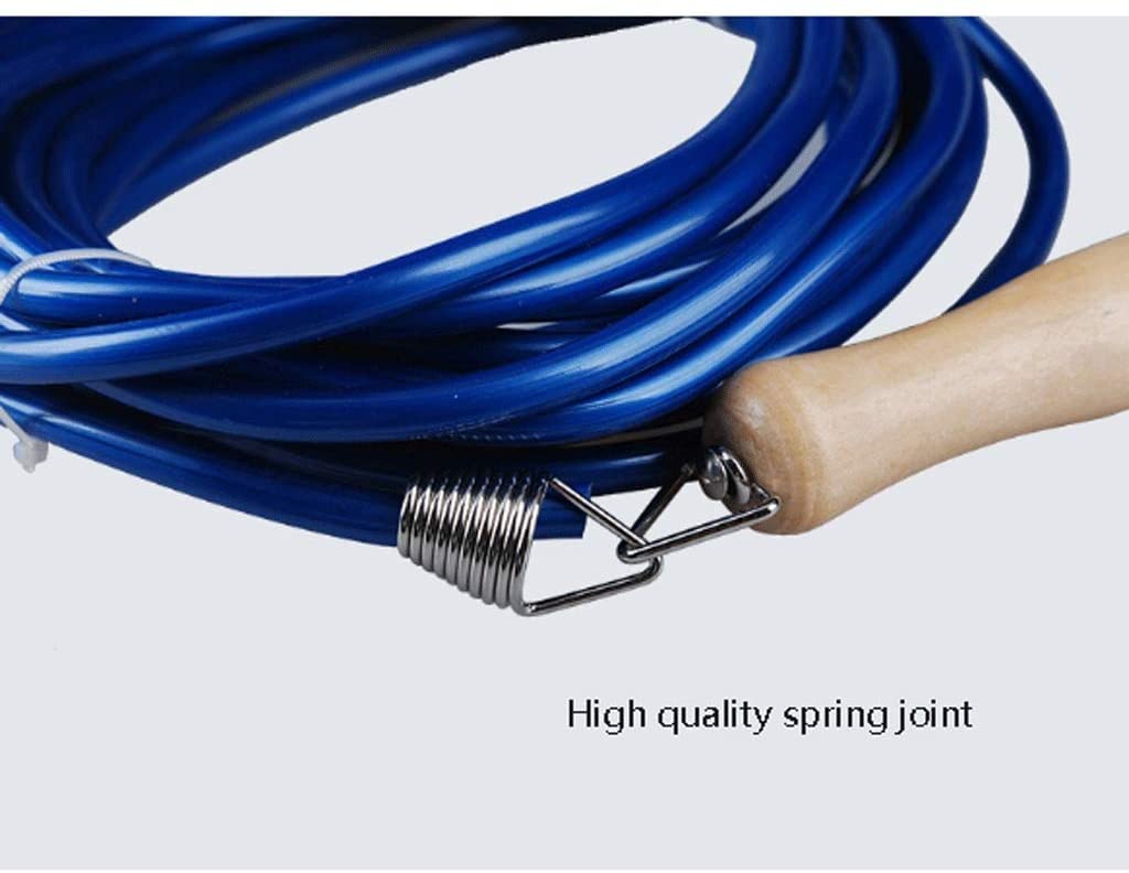 Springseil Verstellbares Springseil, Verwicklungssicher, Langlebig, Sehnenverwicklungsfrei, Fitnessstudio, Fitnesstraining, Holzgriff, Springseil Seilspringen (Blue : A, Size : 300cm)