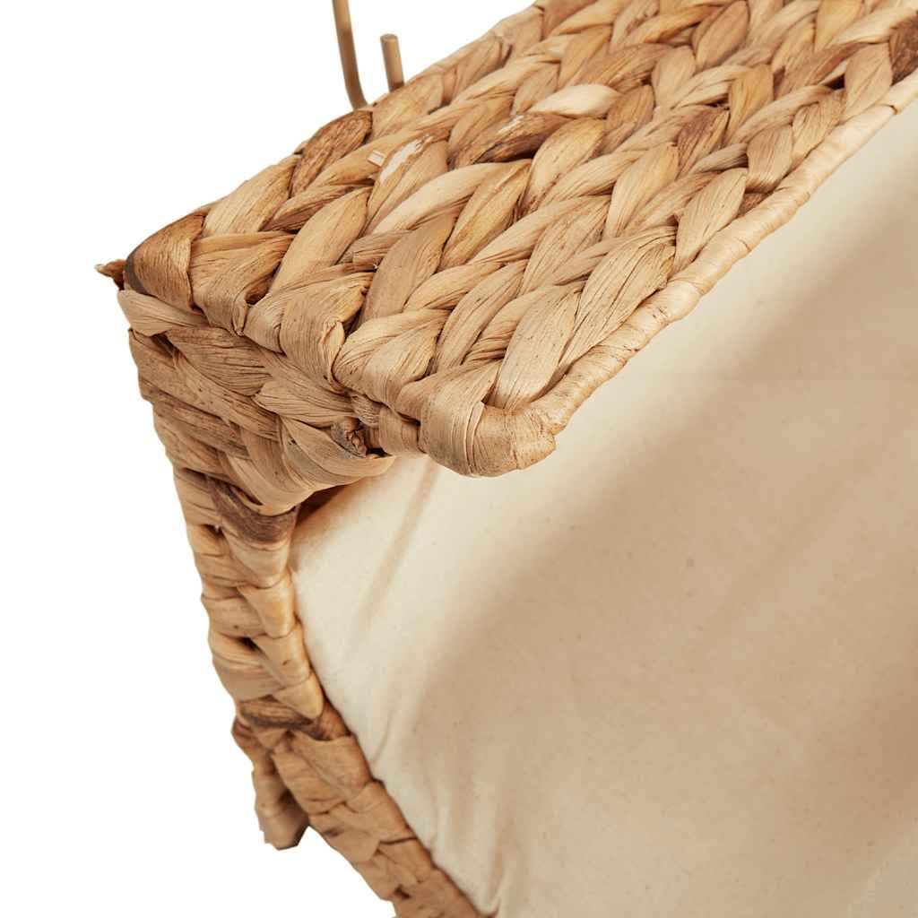 vidaXL Lit pour Chats avec Coussin Jacinthe d'eau 37 x 20 x 20 cm