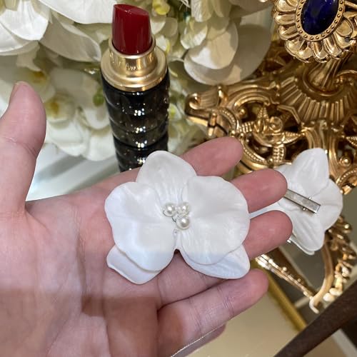 Grinalda Orquídea Arranjo de Noiva Presilha Flor Cabelo 1 flor