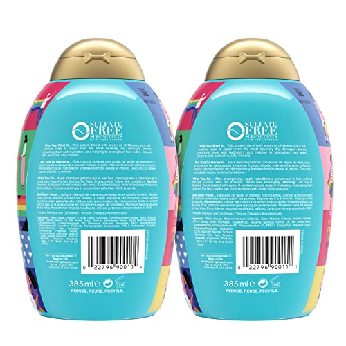 Ogx Argan Oil Of Morocco Extra Strength Shampoo & Conditioner, 2 Pack With Ogx Argan Oil Of Morocco Curling Perfection Curl-Defining Cream, 6 Oz. #TOP7