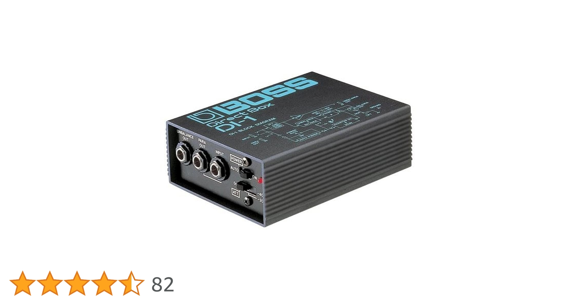 BOSS Caixa direta (DI-1), preta : Amazon.com.br: Instrumentos Musicais