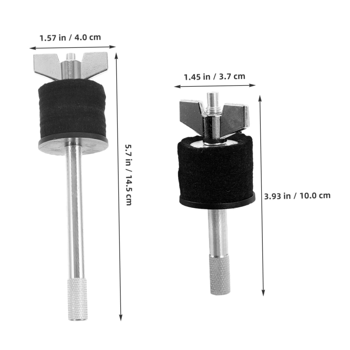 ibasenice Cymbal Stacker Mounting Bracket 2pcs Stacking Arm Holder for Drum Cymbal Boom Arm Stands for Snare Drum Accessories