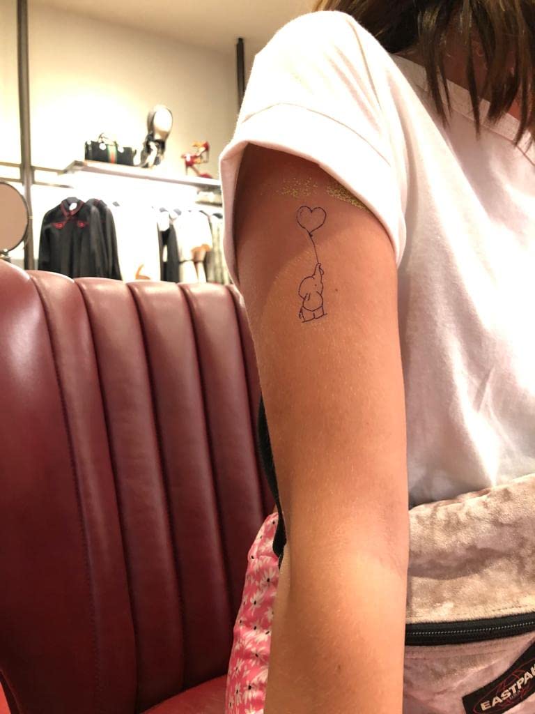 Uvimark - 50 Tatuajes temporales personalizados de 4x4 cm con el diseño o foto que quieras - Calcomanías para bodas, fiestas, cumpleaños - Calcamonías Personalizadas