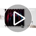 Jekeno Game Controller Blackout Curtains for Kids Boys Teens Bedroom Colorful Video Game Gamer Gaming Gamepad Decor for Home Living Room Grommet Window Drapes 2 Panel Set, 42"x54"