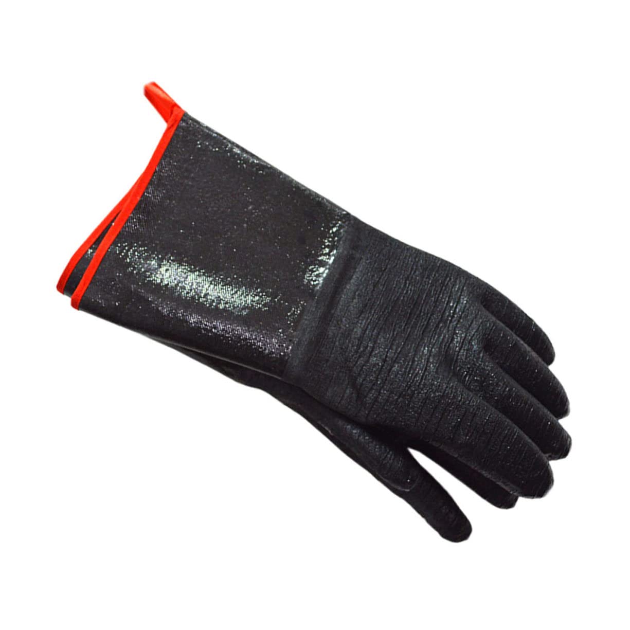 Tofficu Guanti da Forno Resistenti al Calore e Impermeabili in Neoprene Multipurpose e Lavabili in Lavatrice Nero per Cucina e Barbecue All'aperto