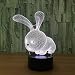 Produktbild Das Kaninchen 3D Kleines Nachtlicht Baby Led Usb Schreibtischlampe Farbe Chang Bluetooth Lautsprecher Lichter Kreatives Atmospheree Nachtlicht