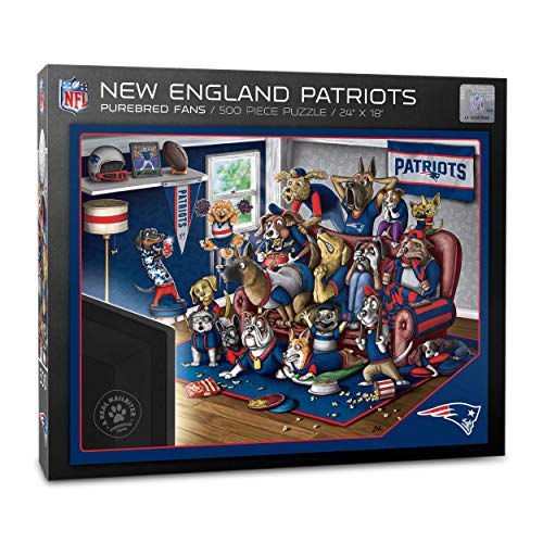 Image of YouTheFan NFL Purebred Fans 500pc Puzzle - A Real Nailbiter