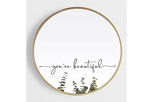 You're Beautiful Decal: Empowering Words for Your Mirror