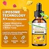 (2 Pack) Liposomal Quercetin with Bromelain Liquid Drops for Kis & Aldult- Higher Absorption, Quercetin Supplements 700mg w. Bromelain Elderberry Zinc Vitamin C for Immune, Heart, Antioxidant Support
