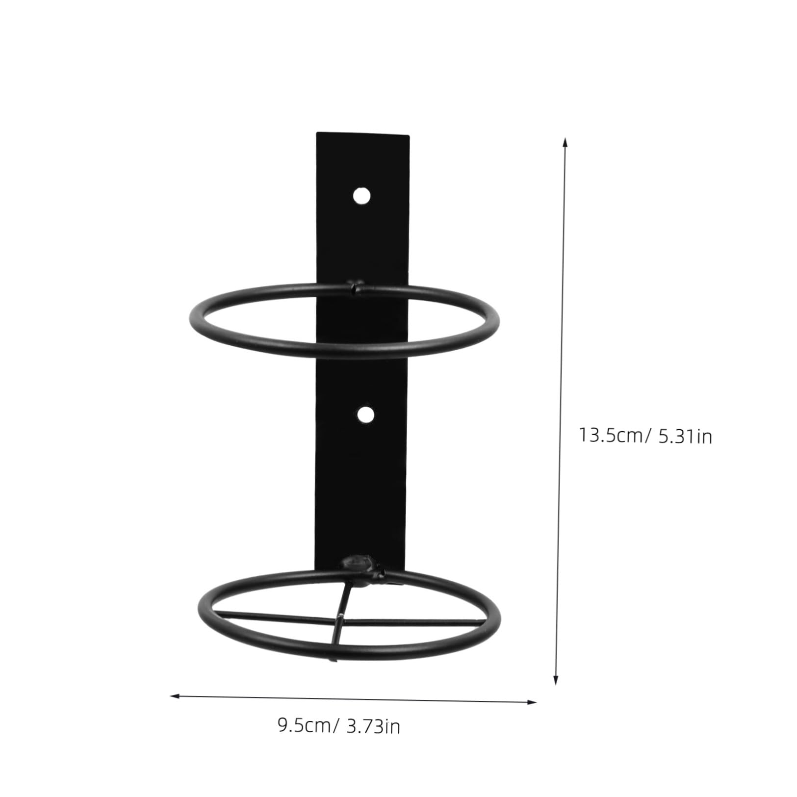 DOITOOL 6 Piezas Botellero Montado Pared de Hierro para Botella Diseño Colgante Funcional y Moderno de Unidades para Vino Cerveza y Decoración de Cocina o Bar