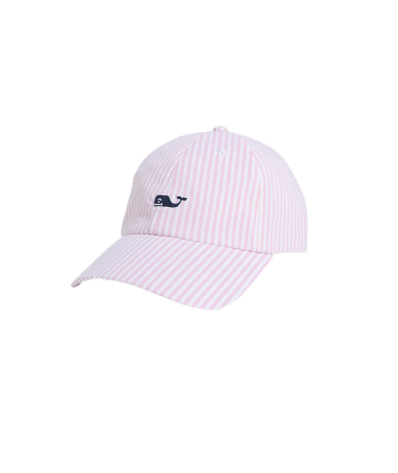 Vineyard Vines Womens Womens Harbor Seersucker Baseball Hat