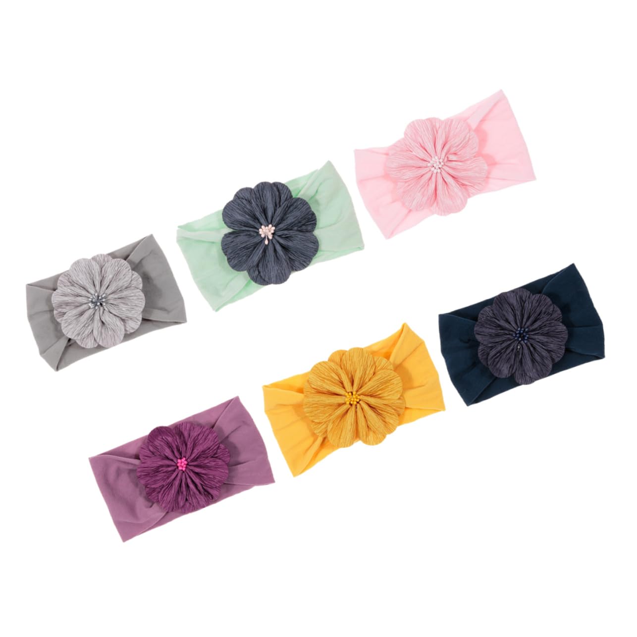 12 Fasce Per Con Fiori Per Ragazze Fasce Per Bambini Colorate Per Fiori Divertenti