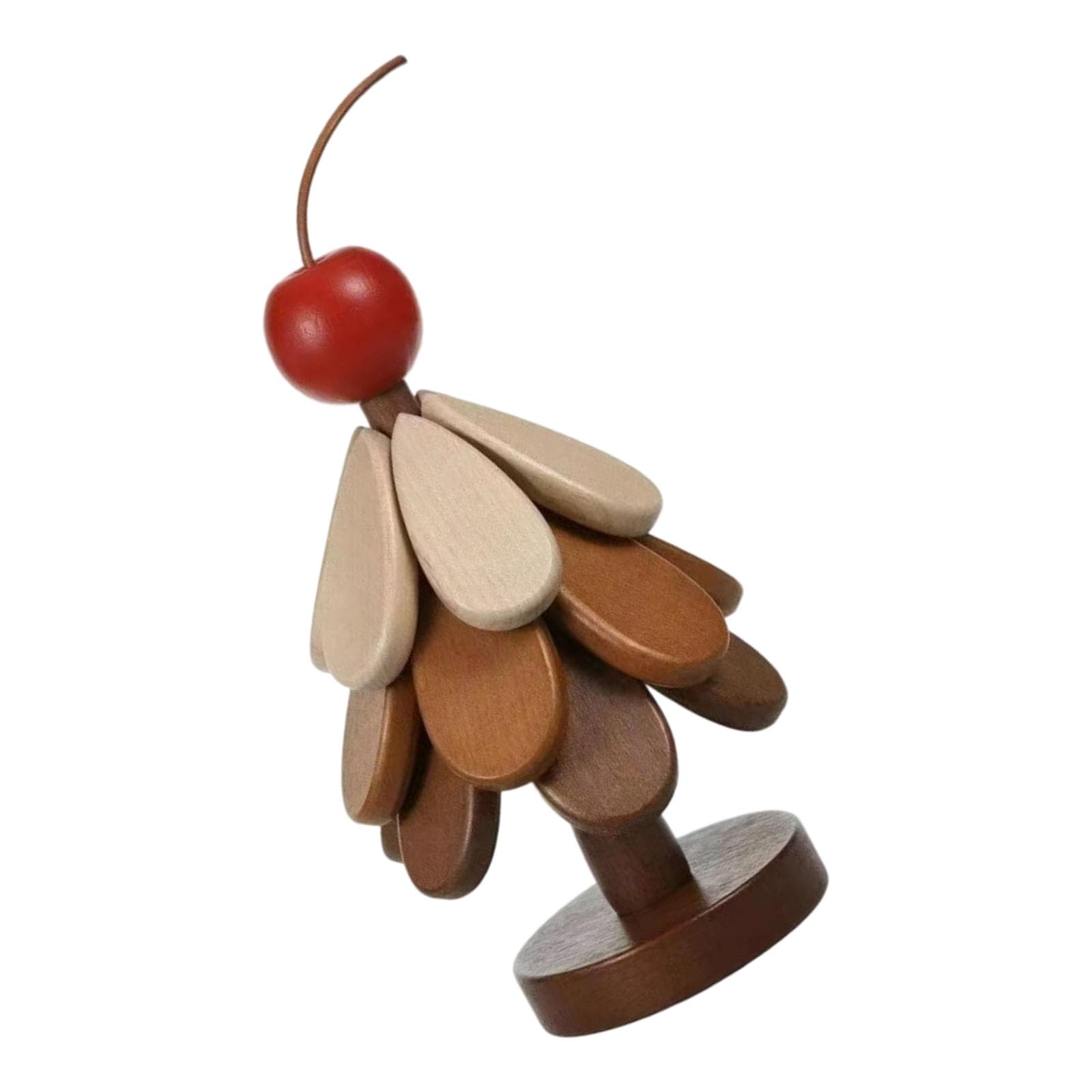 Xjdzineq Wooden Christmas Tree Coasters Heatproof Stackable Tableware Pad for Festival Dining Decoration and Kitchen Accessories Festival Kitchen Accessories